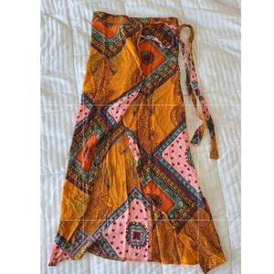 Long rap around skirt.